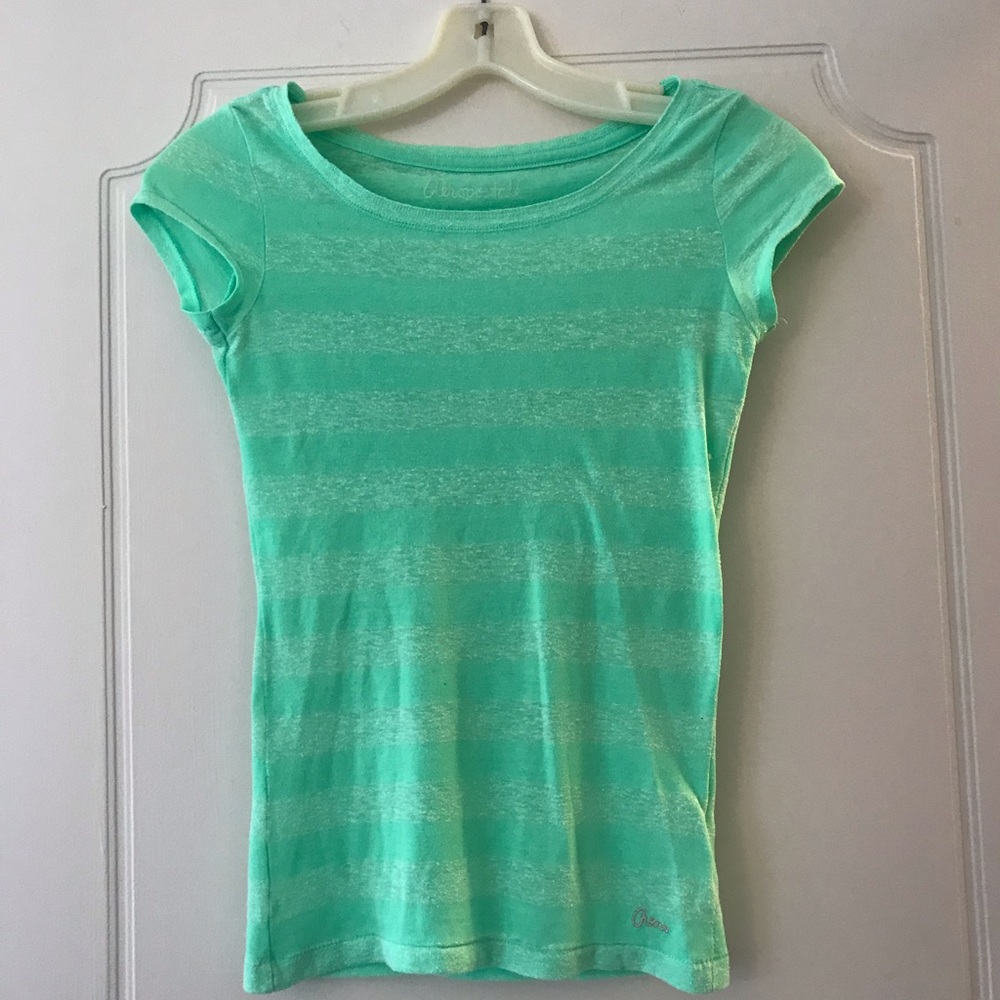 Aeropostale: Bright Minty Tee